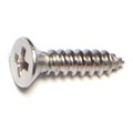 Midwest Fastener Sheet Metal Screw, #4 x 1/2 in, 18-8 Stainless Steel Flat Head Phillips Drive, 100 PK 05151